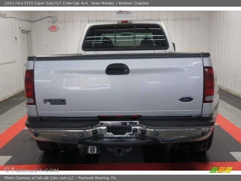 Silver Metallic / Medium Graphite 2001 Ford F350 Super Duty XLT Crew Cab 4x4