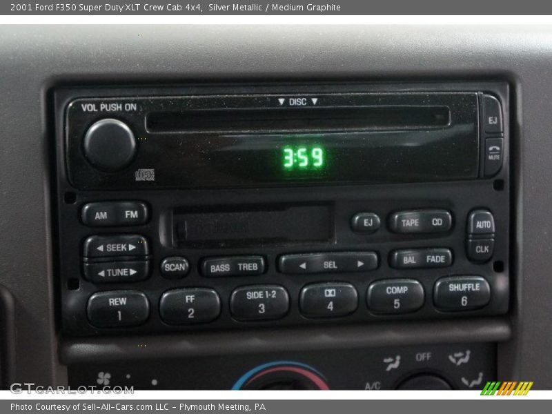 Silver Metallic / Medium Graphite 2001 Ford F350 Super Duty XLT Crew Cab 4x4