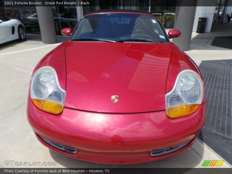 Orient Red Metallic / Black 2001 Porsche Boxster