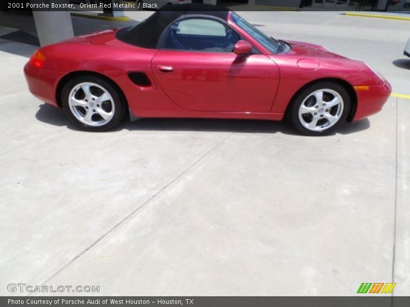 Orient Red Metallic / Black 2001 Porsche Boxster