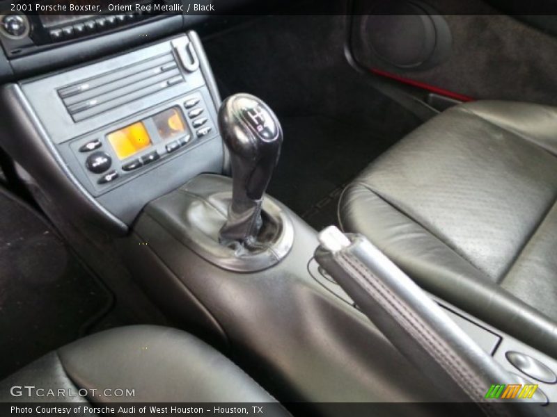 Orient Red Metallic / Black 2001 Porsche Boxster