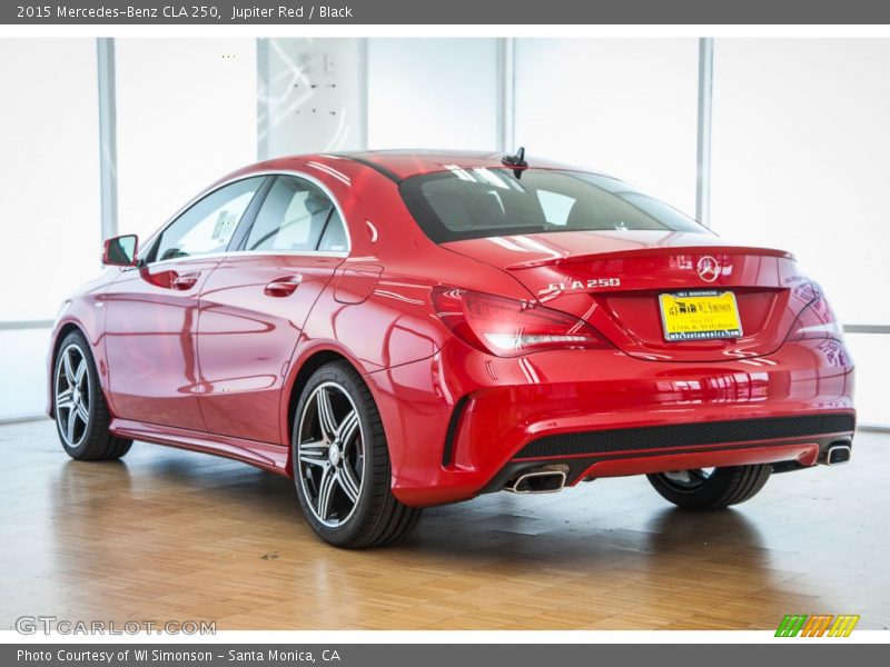 Jupiter Red / Black 2015 Mercedes-Benz CLA 250