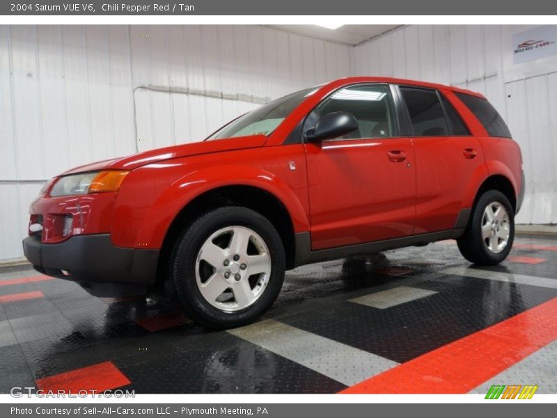 Chili Pepper Red / Tan 2004 Saturn VUE V6
