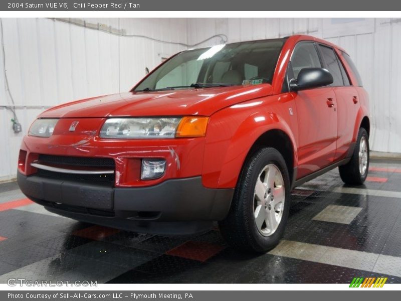 Chili Pepper Red / Tan 2004 Saturn VUE V6