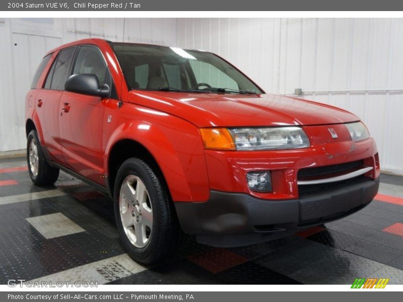 Chili Pepper Red / Tan 2004 Saturn VUE V6