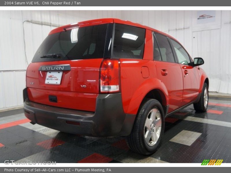 Chili Pepper Red / Tan 2004 Saturn VUE V6