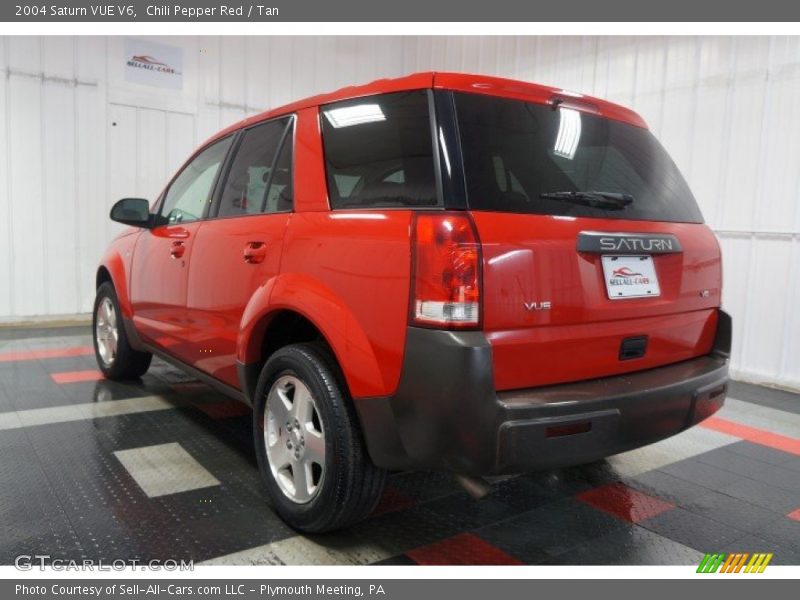 Chili Pepper Red / Tan 2004 Saturn VUE V6