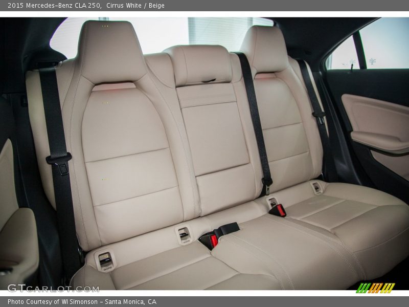 Cirrus White / Beige 2015 Mercedes-Benz CLA 250