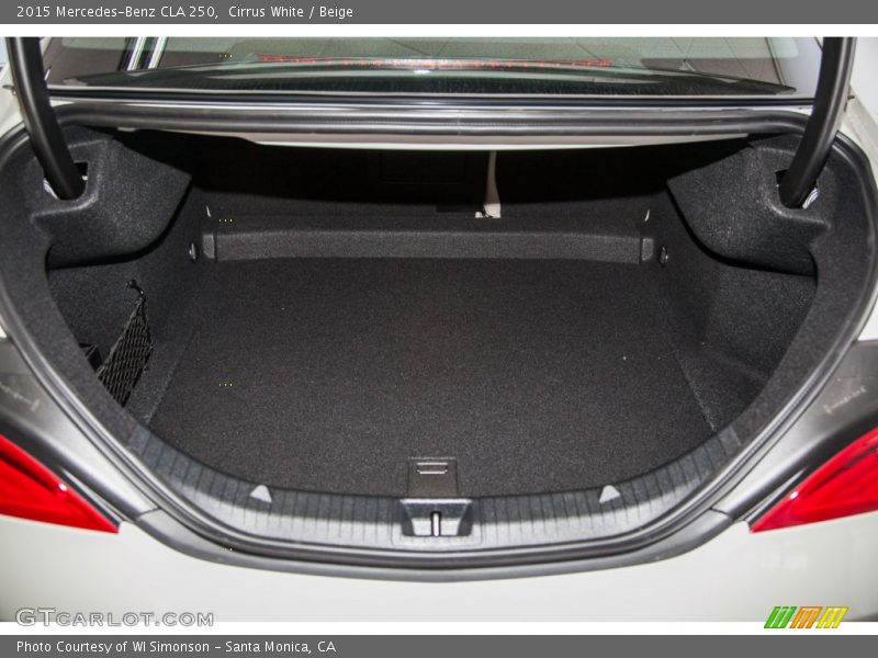 Cirrus White / Beige 2015 Mercedes-Benz CLA 250