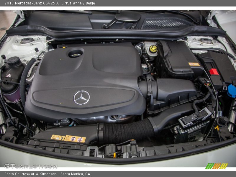 Cirrus White / Beige 2015 Mercedes-Benz CLA 250