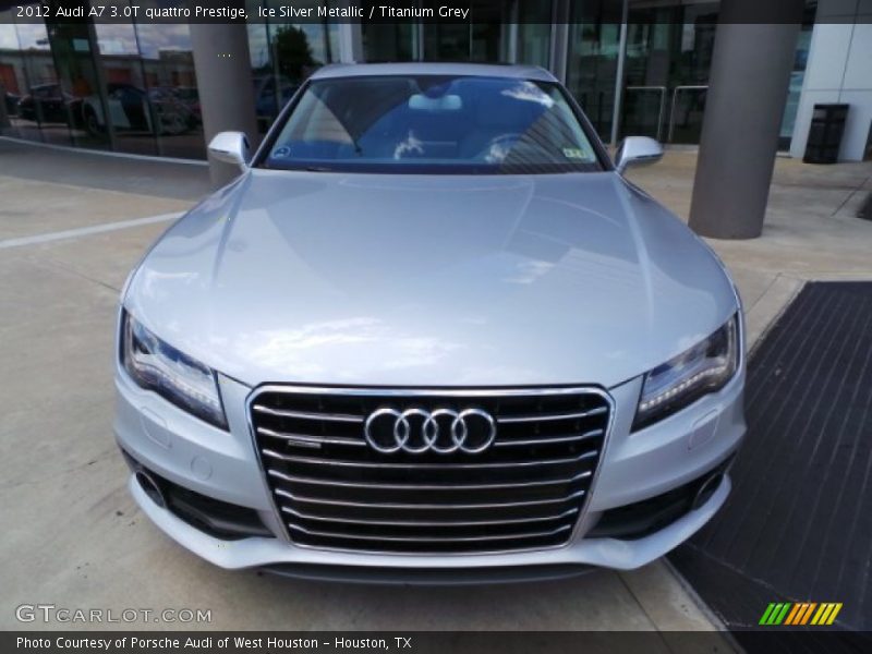 Ice Silver Metallic / Titanium Grey 2012 Audi A7 3.0T quattro Prestige