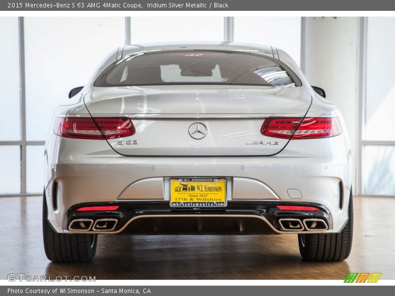 Iridium Silver Metallic / Black 2015 Mercedes-Benz S 63 AMG 4Matic Coupe
