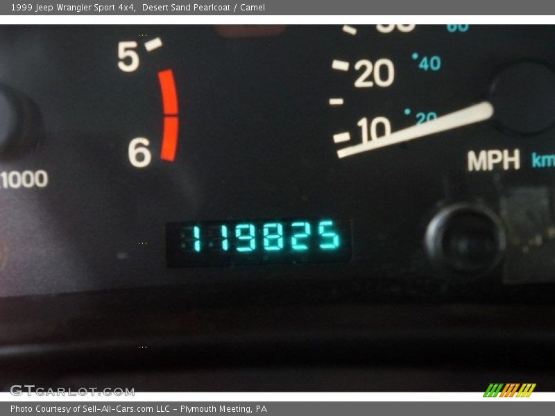 Desert Sand Pearlcoat / Camel 1999 Jeep Wrangler Sport 4x4