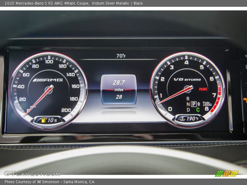  2015 S 63 AMG 4Matic Coupe 63 AMG 4Matic Coupe Gauges