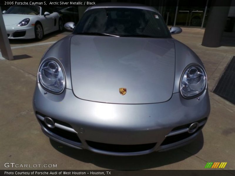 Arctic Silver Metallic / Black 2006 Porsche Cayman S