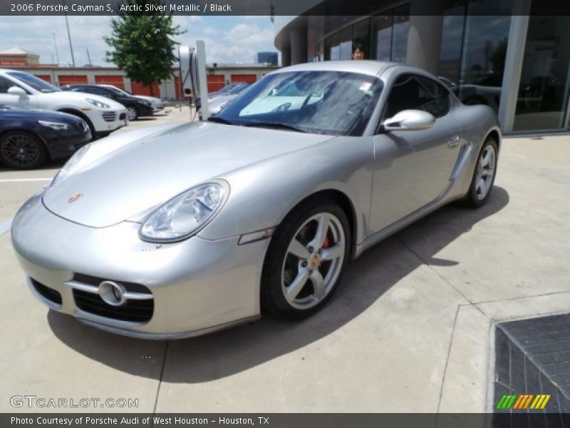 Arctic Silver Metallic / Black 2006 Porsche Cayman S