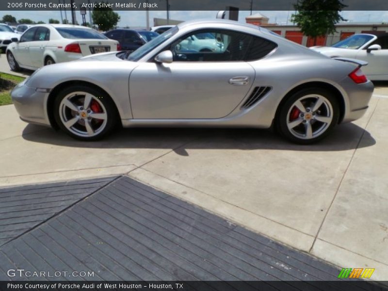 Arctic Silver Metallic / Black 2006 Porsche Cayman S