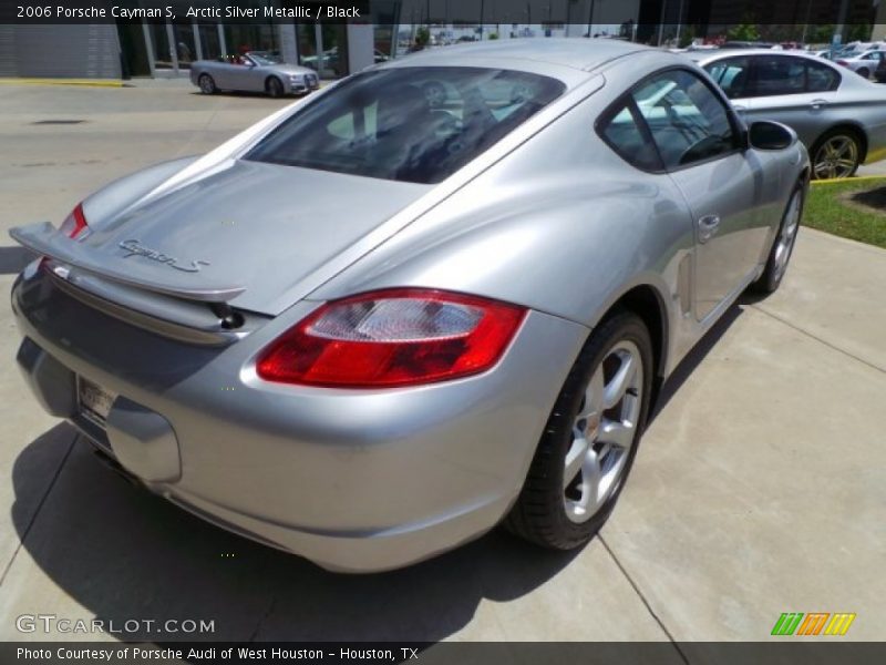 Arctic Silver Metallic / Black 2006 Porsche Cayman S