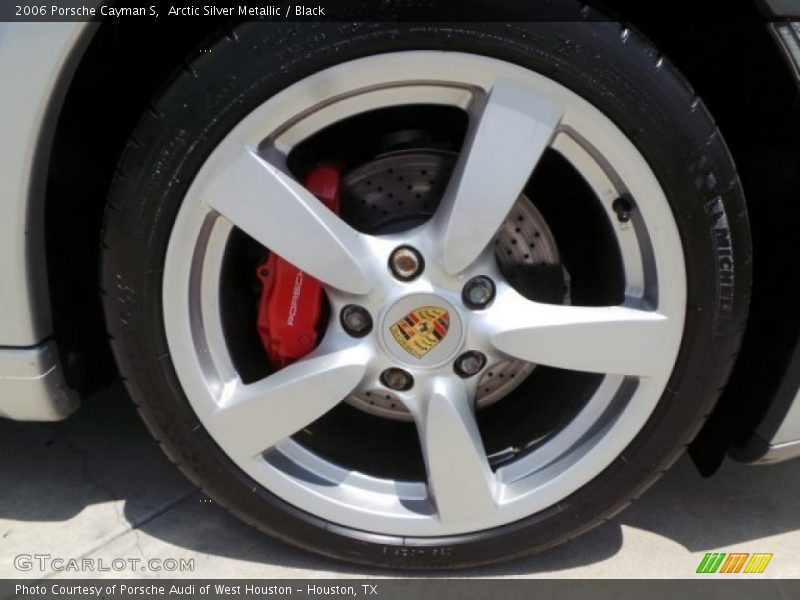 Arctic Silver Metallic / Black 2006 Porsche Cayman S