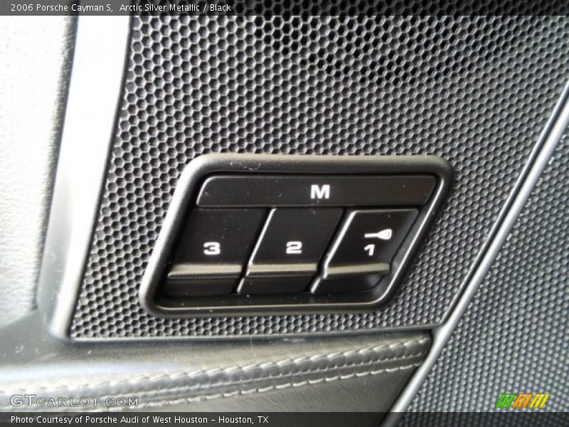Arctic Silver Metallic / Black 2006 Porsche Cayman S