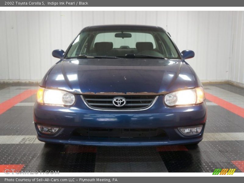 Indigo Ink Pearl / Black 2002 Toyota Corolla S