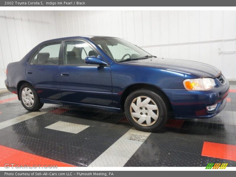 Indigo Ink Pearl / Black 2002 Toyota Corolla S