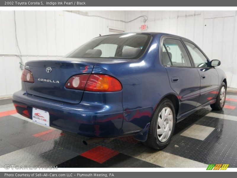 Indigo Ink Pearl / Black 2002 Toyota Corolla S