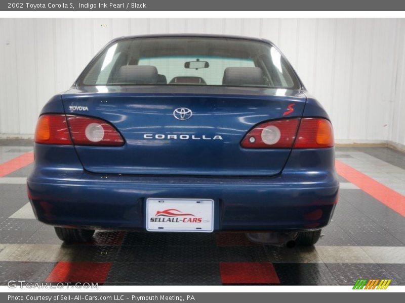Indigo Ink Pearl / Black 2002 Toyota Corolla S