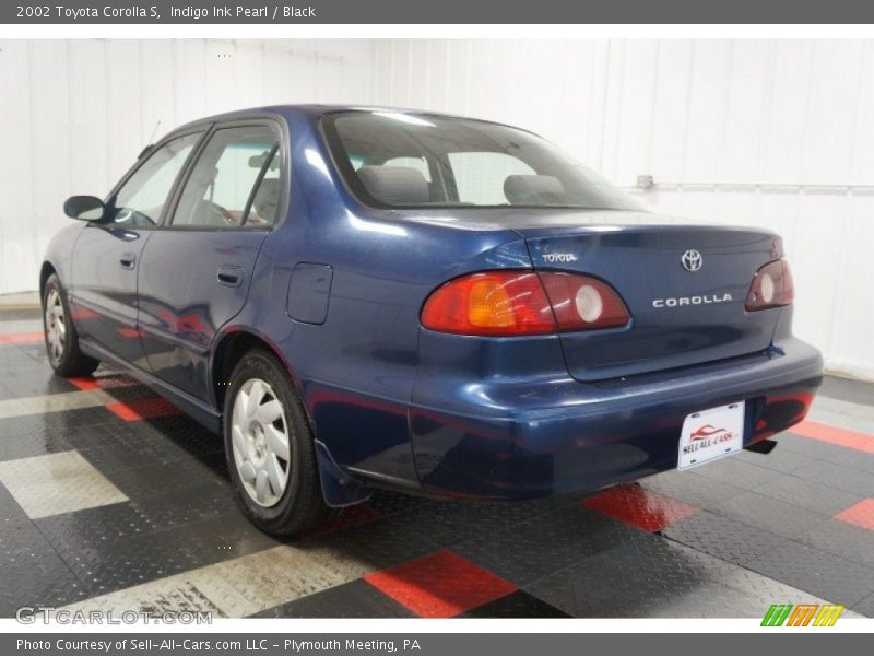 Indigo Ink Pearl / Black 2002 Toyota Corolla S