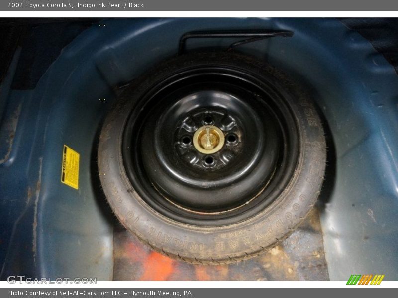 Indigo Ink Pearl / Black 2002 Toyota Corolla S
