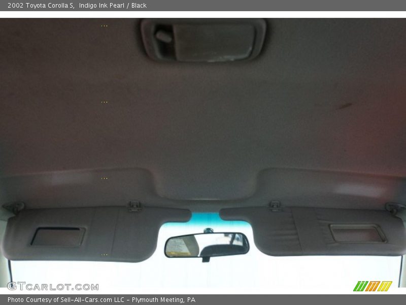 Indigo Ink Pearl / Black 2002 Toyota Corolla S