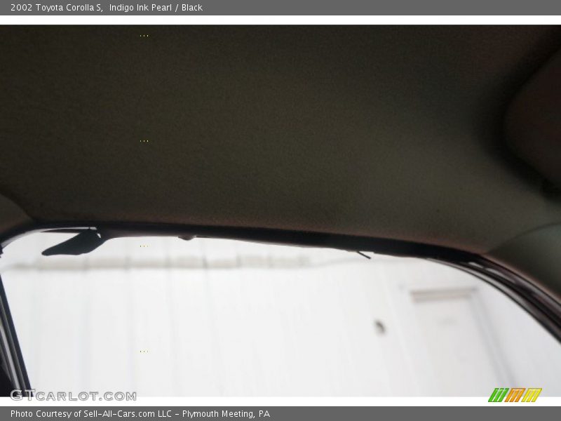 Indigo Ink Pearl / Black 2002 Toyota Corolla S