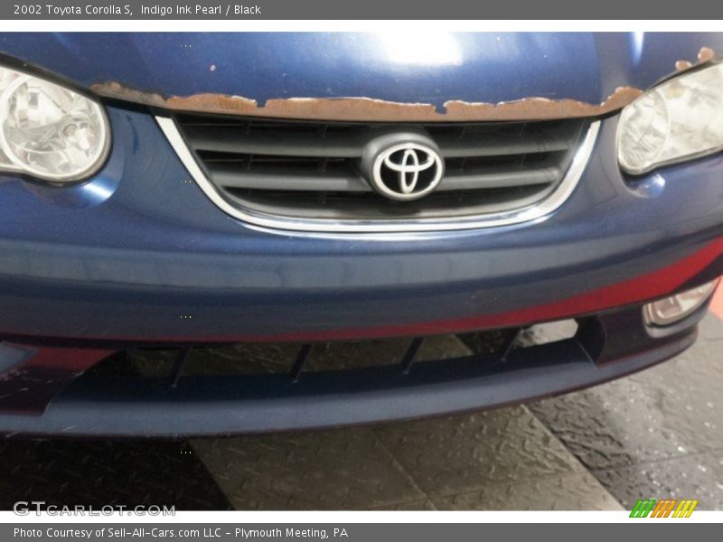 Indigo Ink Pearl / Black 2002 Toyota Corolla S