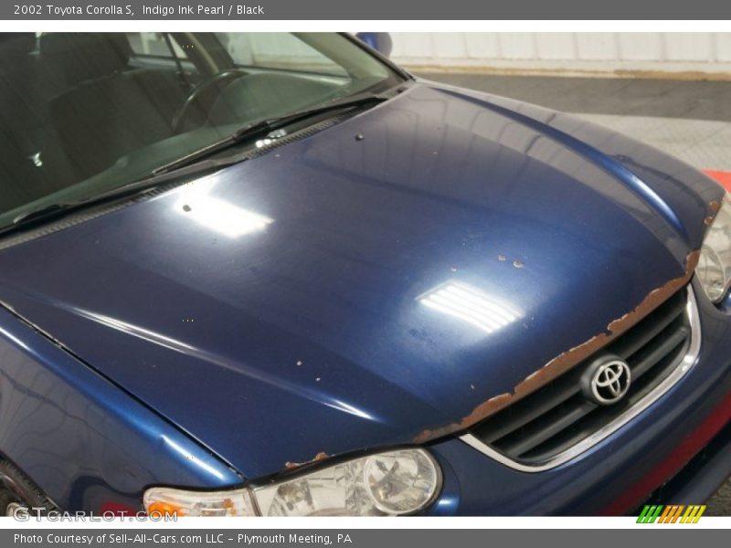 Indigo Ink Pearl / Black 2002 Toyota Corolla S