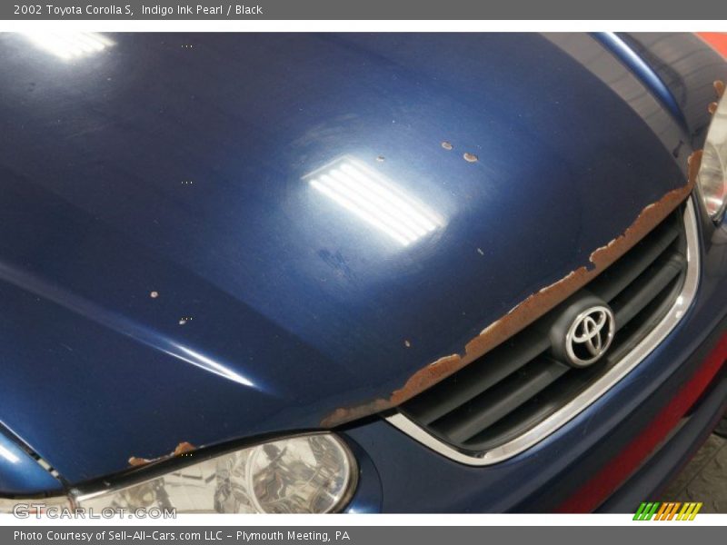 Indigo Ink Pearl / Black 2002 Toyota Corolla S