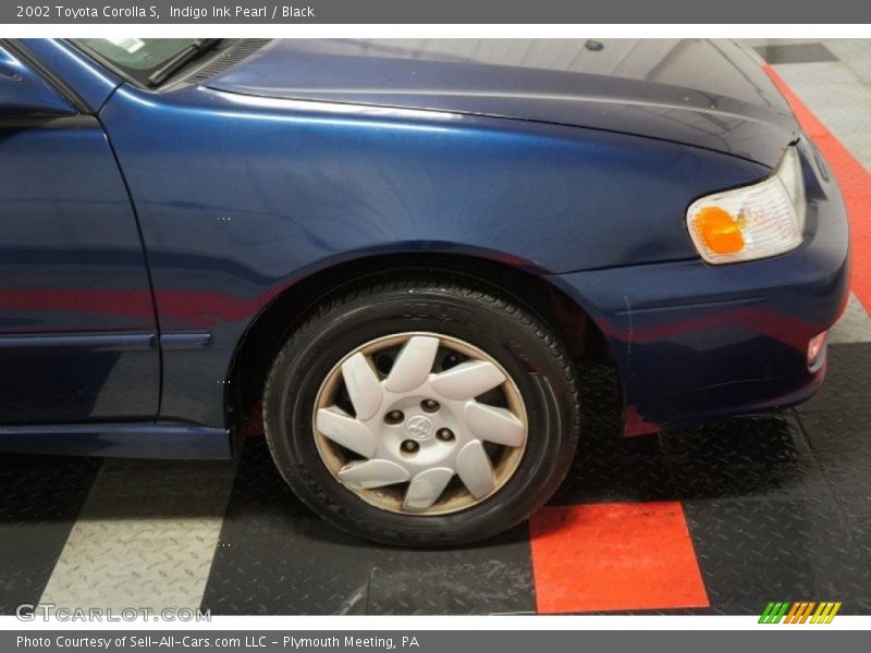 Indigo Ink Pearl / Black 2002 Toyota Corolla S