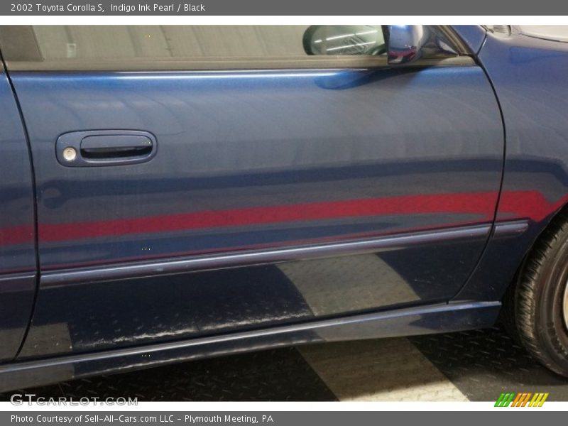 Indigo Ink Pearl / Black 2002 Toyota Corolla S