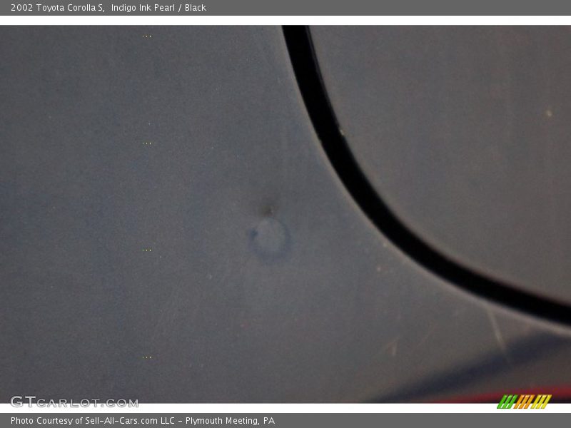 Indigo Ink Pearl / Black 2002 Toyota Corolla S