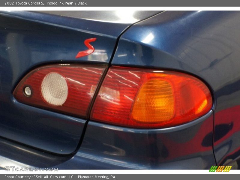 Indigo Ink Pearl / Black 2002 Toyota Corolla S