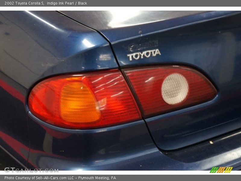 Indigo Ink Pearl / Black 2002 Toyota Corolla S