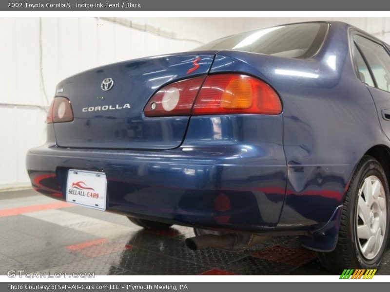 Indigo Ink Pearl / Black 2002 Toyota Corolla S