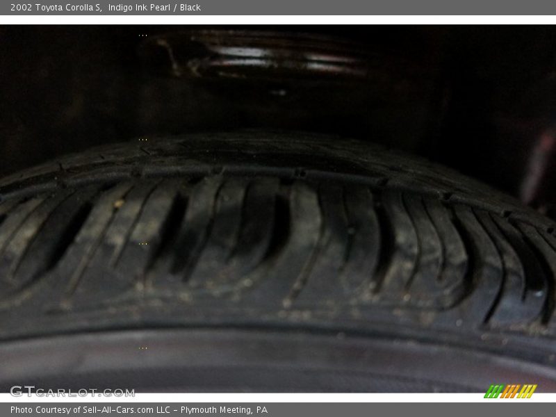 Indigo Ink Pearl / Black 2002 Toyota Corolla S