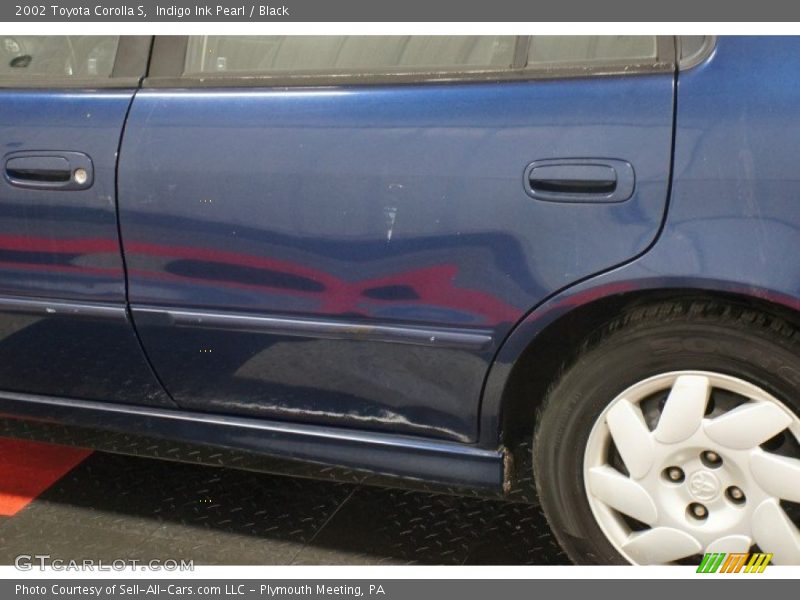 Indigo Ink Pearl / Black 2002 Toyota Corolla S