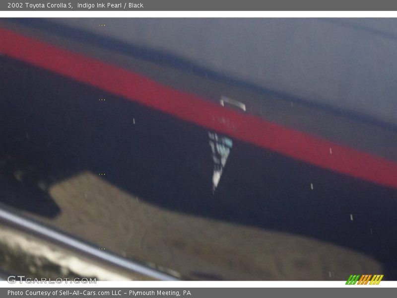 Indigo Ink Pearl / Black 2002 Toyota Corolla S