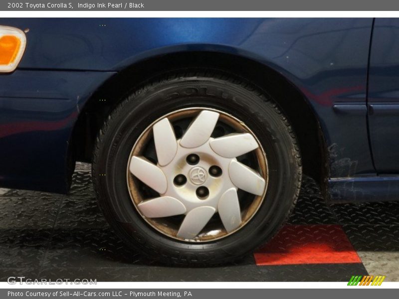 Indigo Ink Pearl / Black 2002 Toyota Corolla S