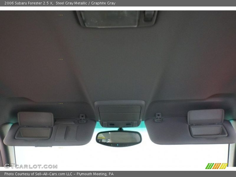 Steel Gray Metallic / Graphite Gray 2006 Subaru Forester 2.5 X