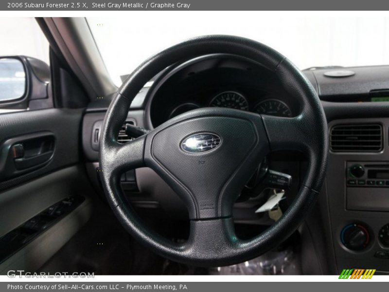Steel Gray Metallic / Graphite Gray 2006 Subaru Forester 2.5 X