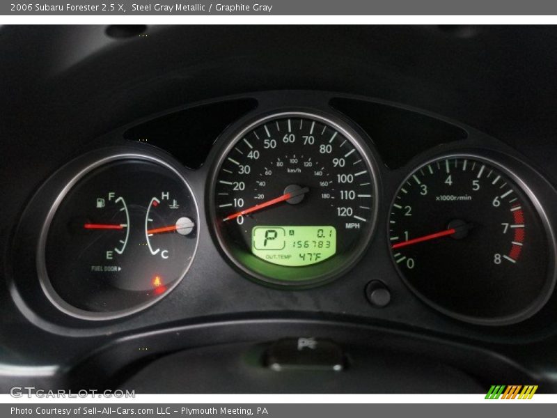 Steel Gray Metallic / Graphite Gray 2006 Subaru Forester 2.5 X