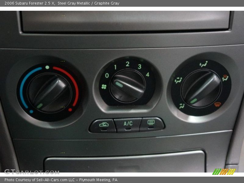 Steel Gray Metallic / Graphite Gray 2006 Subaru Forester 2.5 X