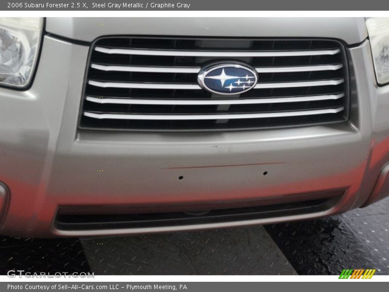 Steel Gray Metallic / Graphite Gray 2006 Subaru Forester 2.5 X